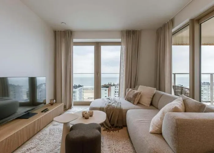 Nora - Elegant Seaview Escape With Balcony Ostend